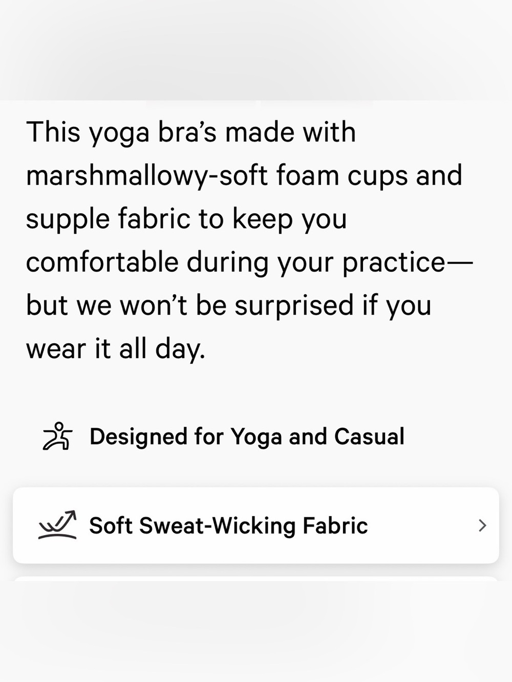Lululemon Like a Cloud long line bra, black, size 12 D/DD - Picture 3 of 6